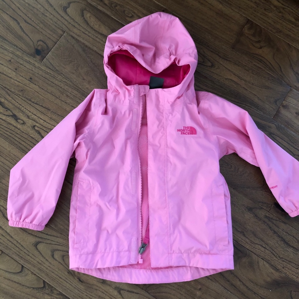 The North Face toddler pink rain jacket 2T